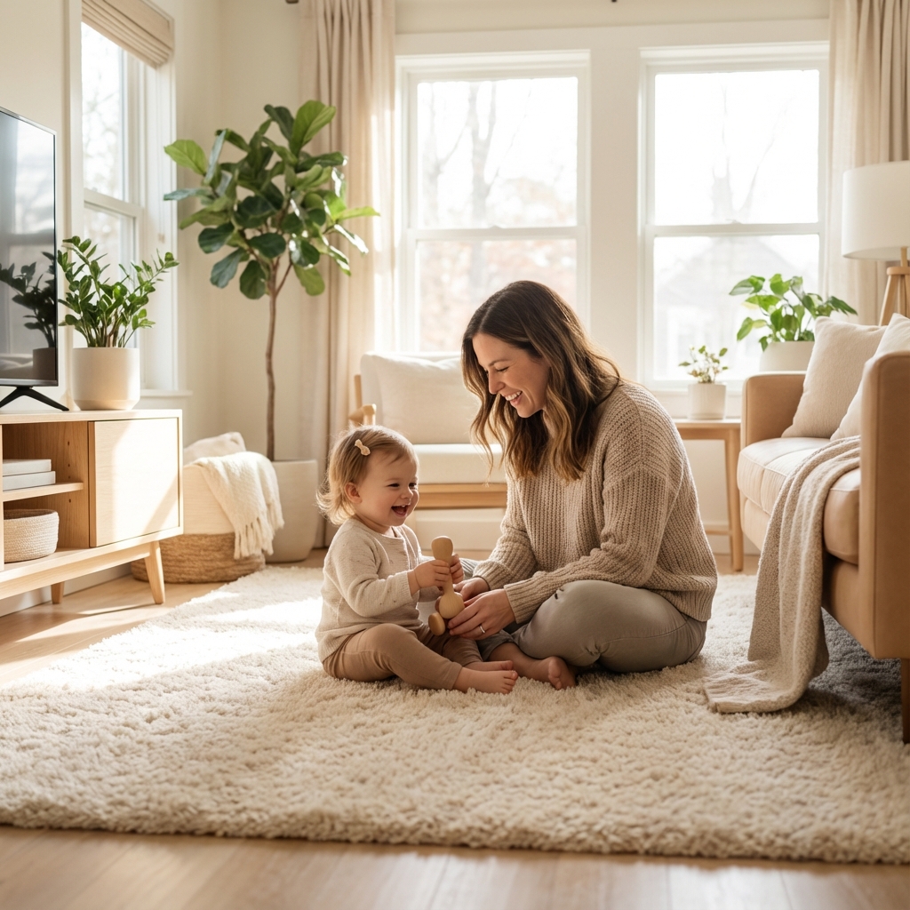 Happy Parent and Child